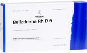 Weleda Belladonna Rh D6 Ampullen 8 x 1 ml