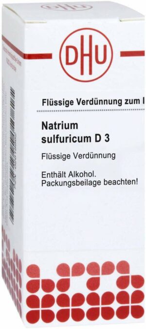 Natrium Sulfuricum D 3 Dilution 20 ml