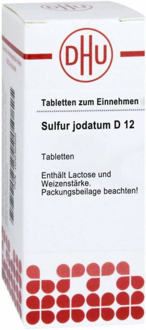 Sulfur Jodatum D 12 Tabletten