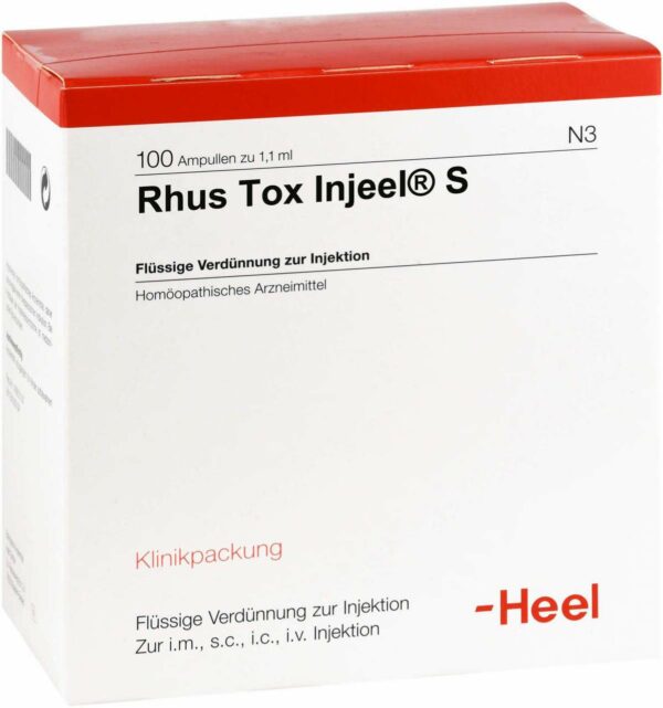 Rhus Tox Injeel S Ampullen 100 Stück