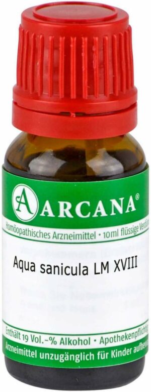 Aqua Sanicula Lm 18 Dilution          10 ml