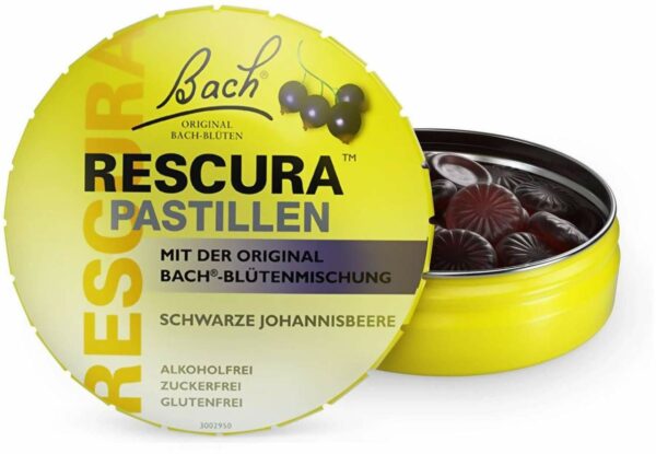 Bach Original Rescura Schwarze Johannisbeere 50 g Pastillen