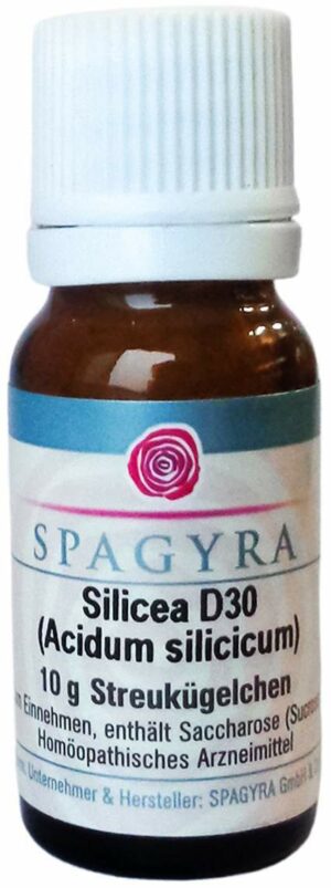 Silicea D 30 Acidum Silicium Globuli 10 G