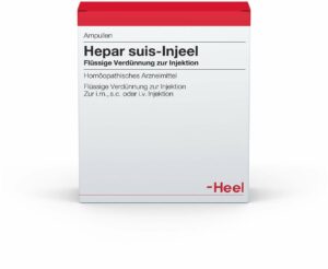 Heel Hepar Suis Injeele Verdünnung 10 Ampullen zu 1