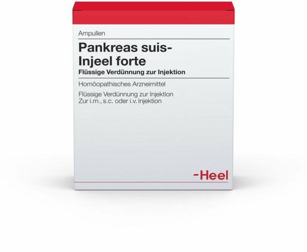 Heel Pankreas Suis Injeele Forte 10 Ampullen